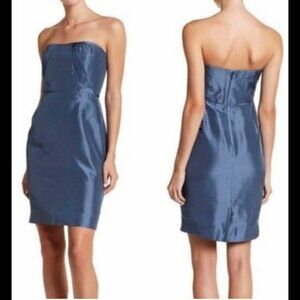 NWT J. Crew Alexia Blue Silk Dress (P2)